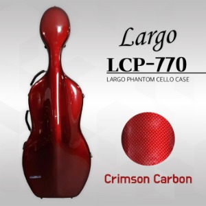 라르고 팬텀 첼로 케이스 LCP-770 (Crimson Carbon)